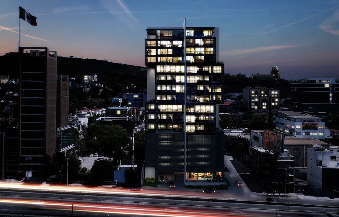 Pixel tower